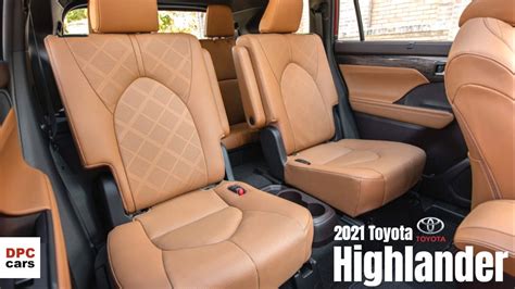 2022 Toyota Highlander Platinum Glazed Caramel Interior