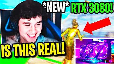 Bugha *FINALLY* Tries NEW RTX 3080 Graphics Card! SMOOTHEST Gameplay with ZERO INPUT DELAY ...