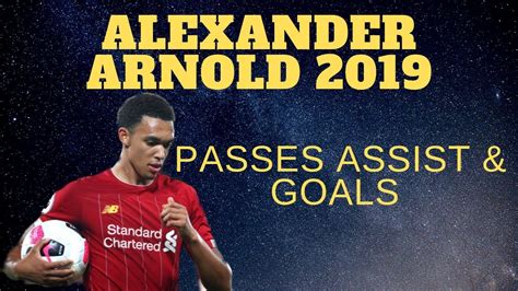 Trent Alexander-Arnold Goals Passes & Assist/2019 - YouTube