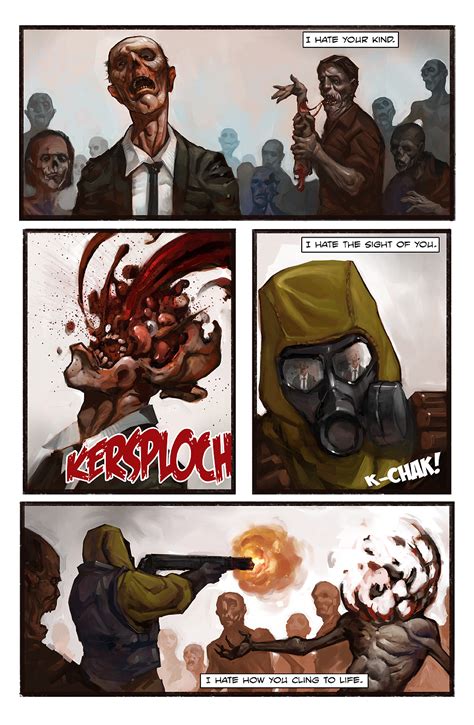 Dougblot: Zombie comic done for now...