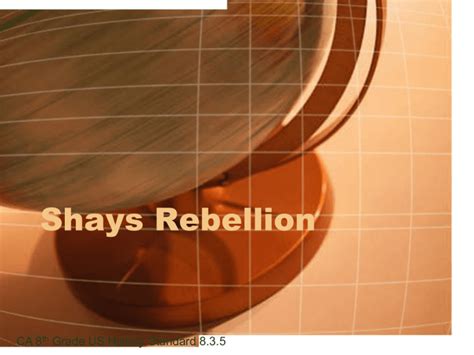 Shays Rebellion