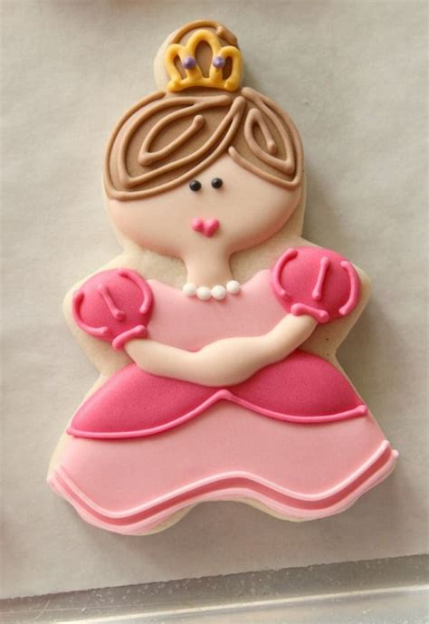 Decorated Princess Cookies | Princess cookies, Ballerina cookies, Cookie decorating