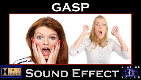 Gasp Sound Effect | GASP SFX | HI-RES AUDIO | Sound effects, Sound, Sfx
