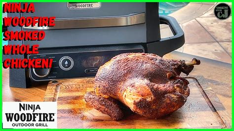 NINJA WOODFIRE OUTDOOR GRILL SMOKED WHOLE CHICKEN! Ninja Woodfire Grill ...