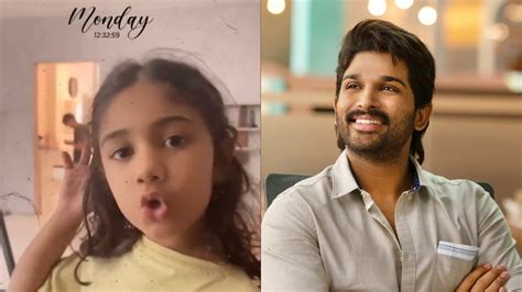 Watch: Allu Arjun wishes his daughter Allu Arha on her sixth birthday ...