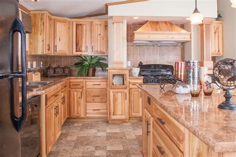 Rustic Hickory Kitchen Cabinets