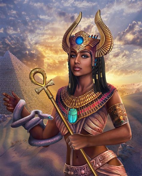 ArtStation - Egyptian mythology, ArtHouse Labs | Mulheres egípcias ...