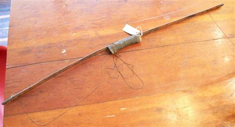 Antique 1890-1910 Native American Northwest Coast Makah Tribe Wooden Bow 39'' | #1910141184