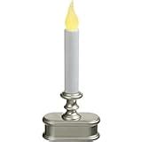 Amazon.com: Battery Operated LED Window Candle with Sensor (Pewter ...