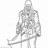 Assassins Creed Coloring Pages Arno Victor Dorian  XColoringscom sketch template