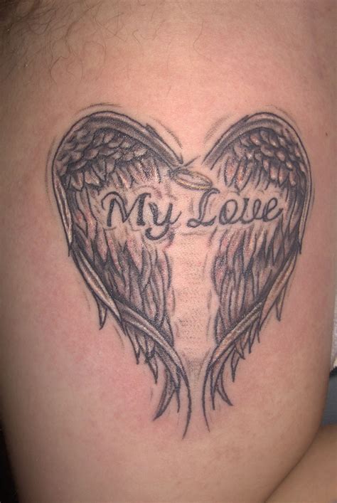 Get Angel Wings Around Heart Tattoo Pictures – MangaMOD