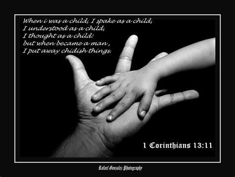 1 Corinthians 13:11 | Rafael Gonzalez | Flickr