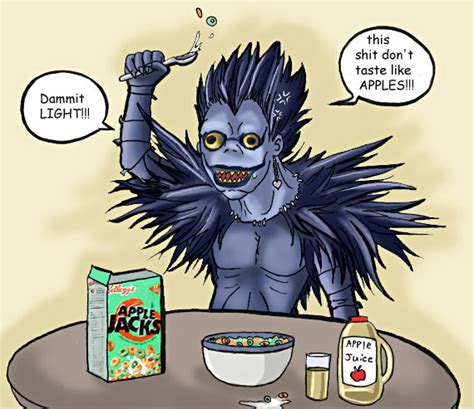 Ryuk only likes real apples - Ryuk Fan Art (23007826) - Fanpop