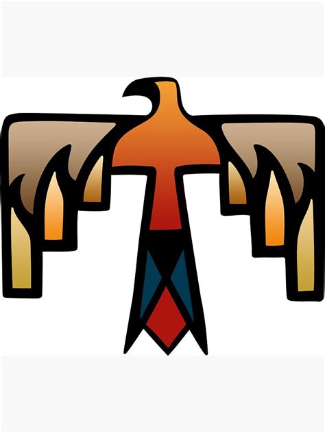 "Thunderbird - Native American Indian Symbol" Magnet for Sale by peculiardesign | Redbubble