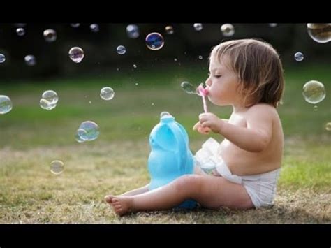 Cute Babies Blowing Bubbles - Funny Babies Compilation 2016 - YouTube