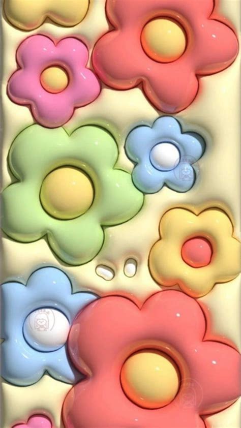 Inflated wallpaper 3d Wallpaper Flower, 3d Wallpaper Art, 3d Wallpaper For Phone, Slime ...