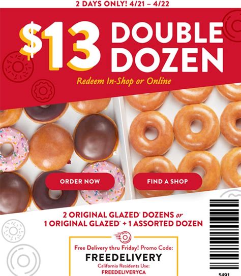 Krispy Kreme $13 Double Dozens - Two Days Only!