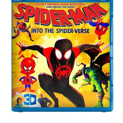 Spider-Man: Into the Spider-Verse ( 3D Blu-ray 2019) Region free!!! - Blu-Ray Movies