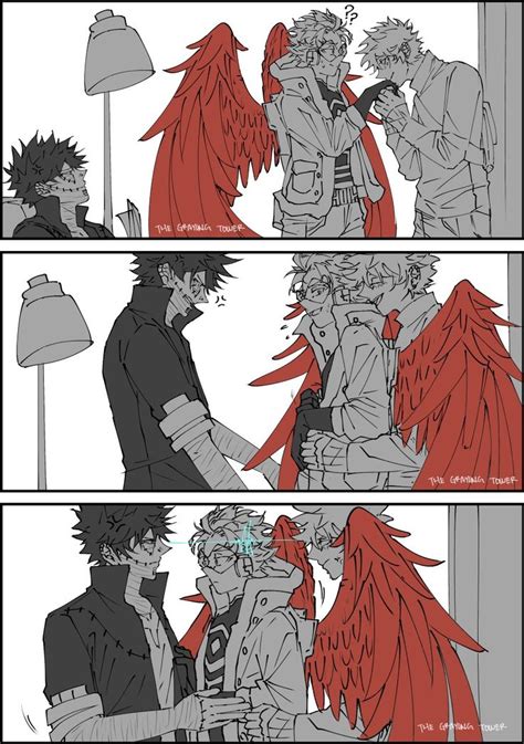 dabi x hawks | Anime guys, My hero academia manga, Cute anime guys