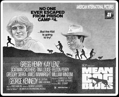 B/W 22” x 28” MEAN DOG BLUES released July 14, 1978 with Gregg Henry ...