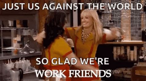 Work Friends When You Become Friends With Your Coworkers GIF ...