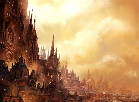 The city of Ravnica | Fantasy landscape, Fantasy artist, Wizards of the coast