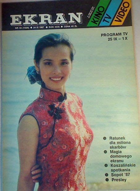 Wei Wei (singer), Ekran Magazine 24 September 1987 Cover Photo - Poland