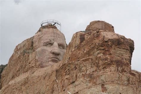 White Wolf : Monument Of Native American Hero ‘Crazy Horse’ Slowly Takes Shape In South Dakota ...