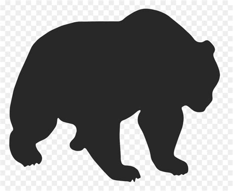 Hippopotamus Clip art American black bear Silhouette - bear png download - 1205*990 - Free ...