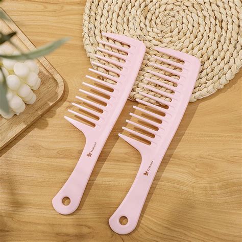 Pink Wide Tooth Hair Comb - Life Changing Products