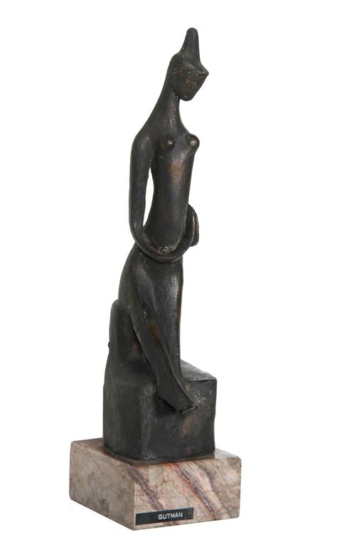Ruth Gutman - Praying Woman, Sculpture For Sale at 1stdibs