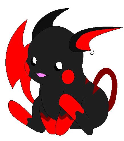 Shadow the raichu by pokemonfreakeveryday on DeviantArt