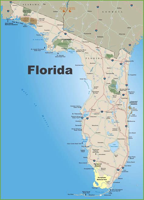 Large Florida Maps for Free Download and Print | High-Resolution and Detailed Maps