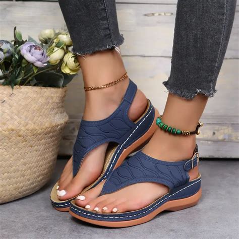 Leather Orthopedic Arch Support Sandals Diabetic Walking Sandals – Royaluckshoes