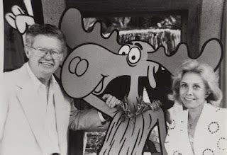 June Foray and Bill Scott, the voices behind ‘Rocky and Bullwinkle’—in 1983 | Meyerson