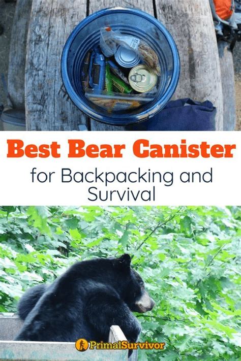 Best Bear Canister for Backpacking and Survival. #survivalgear #survivalist #backpacking # ...