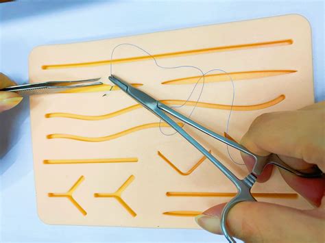 Simple Interrupted Suture Technique and Practice Steps