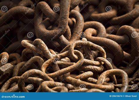 Rusty chain texture stock photo. Image of closeup, metal - 20610674