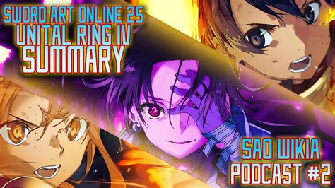 Sword Art Online v25 Unital Ring IV Summary - SAO Wikia Podcast #2 ...