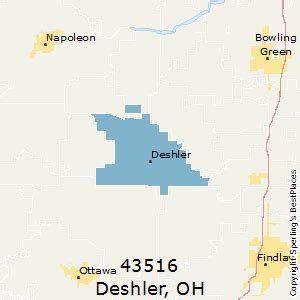 Deshler (zip 43516), OH