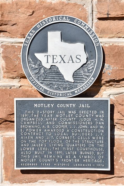 Old Motley County Jail (Matador, Texas) | Historical marker … | Flickr