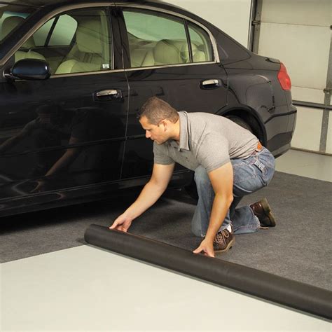 The Water Absorbing Garage Mat - Hammacher Schlemmer | Garage floor mats, Garage mats, Garage ...