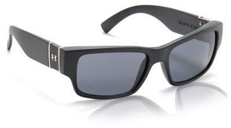 Hoven Knucklehead Sunglasses Matte Blk Frame Gray Polarized Optical ...