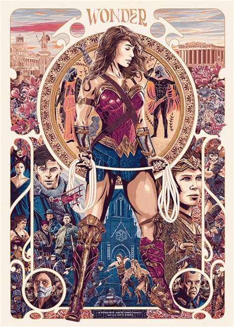 Wonder Woman poster on Behance