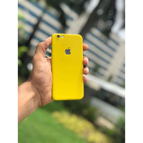 True Yellow iPhone Ultra Thin Case By CaseKiDukaan 75% Off