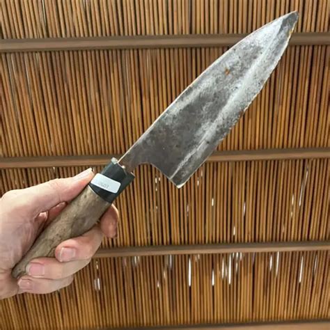 VINTAGE JAPANESE SIGNED Chef's Deba Hocho Sushi 6" Knife Laminated Samurai $112.70 - PicClick
