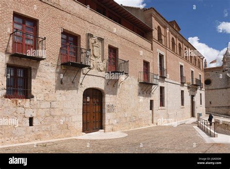 The Houses of the Treaty in Tordesillas, Valladolid province, Castilla y Leon, Spain Stock Photo ...