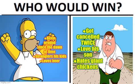 Homer vs Peter - Imgflip