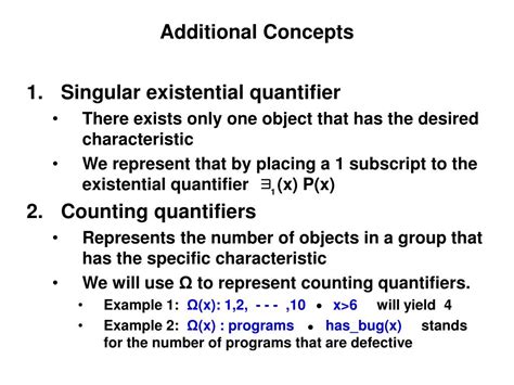 PPT - More on Composite of Existential and Universal Quantifiers ...