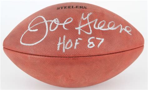 Lot Detail - 2010's Joe Greene Pittsburgh Steelers Signed ONFL Goodell Football (JSA)